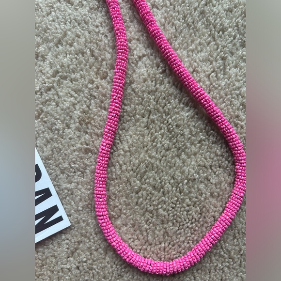 NWT Urban Outfitters Beaded Crossbody Phone Sling in Pink & Orange - Picture 6 of 11